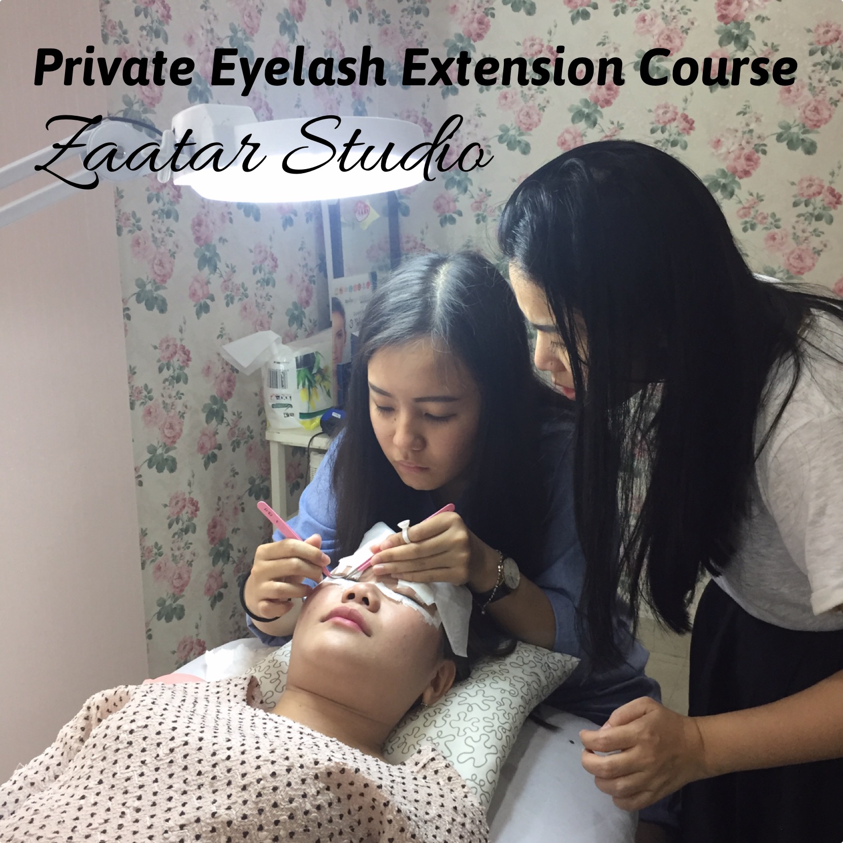 Private Eyelash Extension CLass at Zaatar Studio Jakarta